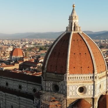 Volo sulla città di Firenze