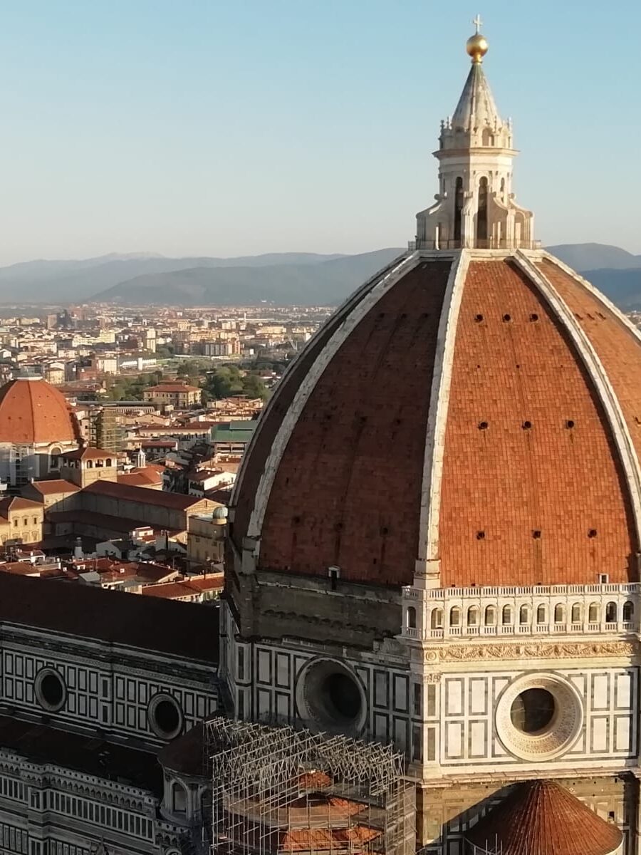 Volo sulla città di Firenze